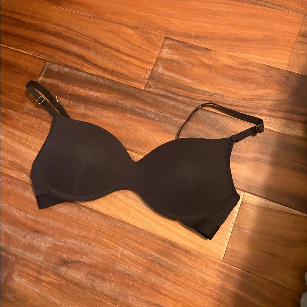 Lively 36B Black Padded T-Shirt Bra‎ Wireless Comfort Everyday Bra (1072)